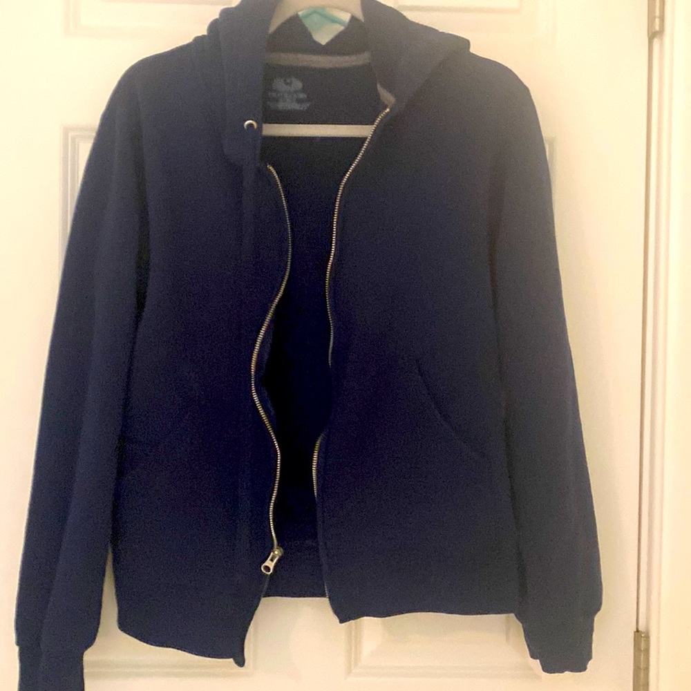 Blue hoodie size small